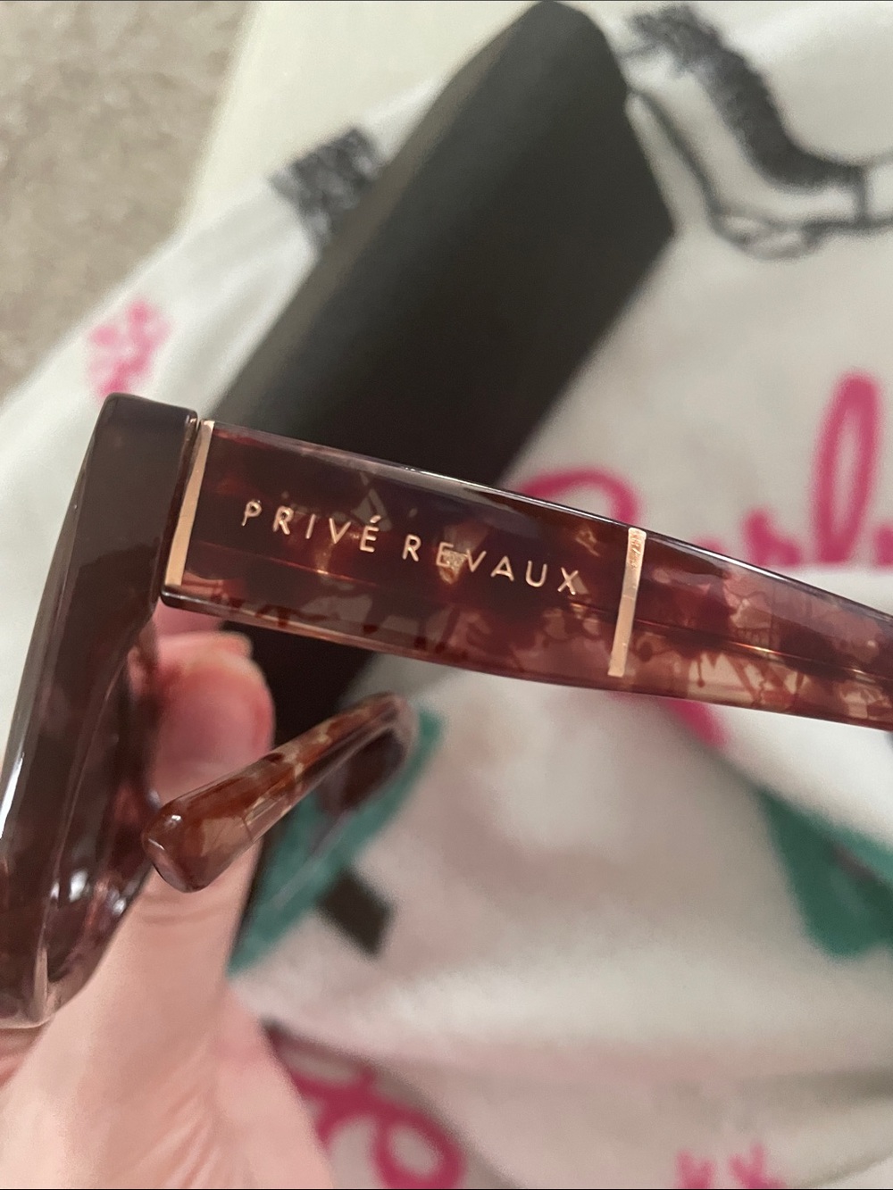 New prive Revaux Buena Vista Sunglasses - Blush Tort - Picture 5 of 7